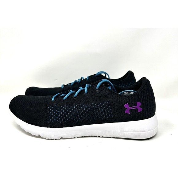Under Armour UA W Rapid LE Womens Black Running Shoes Size 9.5 - Picture 3 of 5